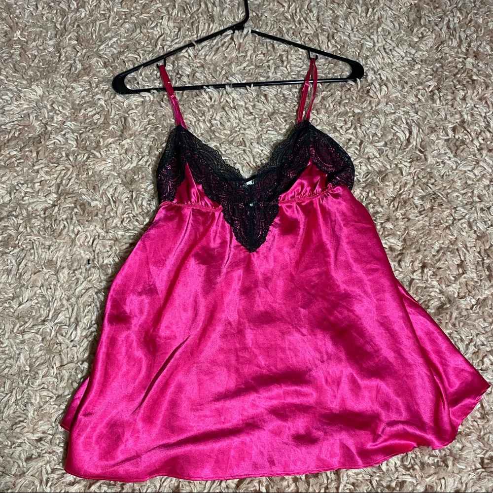 Victoria’s Secret Silk Lingerie Top Y2K